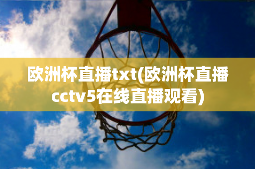 欧洲杯直播txt(欧洲杯直播cctv5在线直播观看)