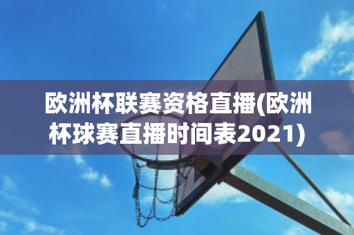 欧洲杯联赛资格直播(欧洲杯球赛直播时间表2021)