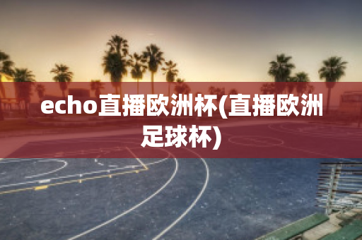 echo直播欧洲杯(直播欧洲足球杯)