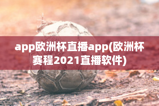 app欧洲杯直播app(欧洲杯赛程2021直播软件)