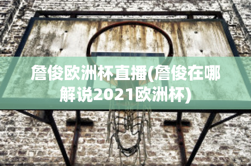 詹俊欧洲杯直播(詹俊在哪解说2021欧洲杯)