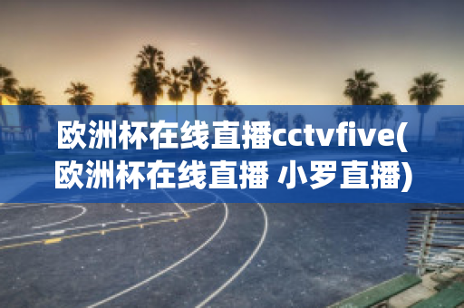 欧洲杯在线直播cctvfive(欧洲杯在线直播 小罗直播)