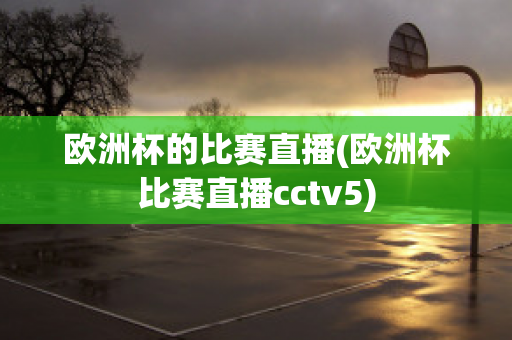 欧洲杯的比赛直播(欧洲杯比赛直播cctv5)