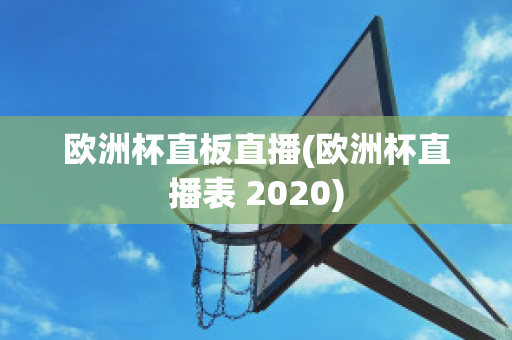 欧洲杯直板直播(欧洲杯直播表 2020)