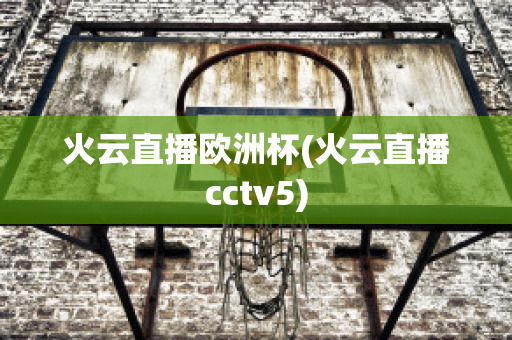 火云直播欧洲杯(火云直播cctv5)