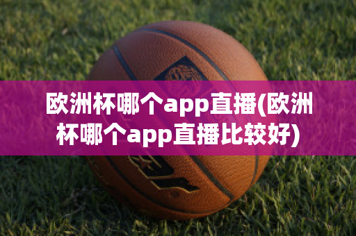 欧洲杯哪个app直播(欧洲杯哪个app直播比较好)