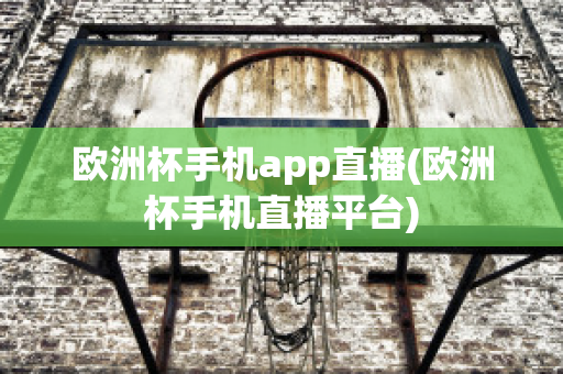 欧洲杯手机app直播(欧洲杯手机直播平台)