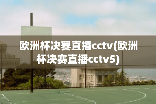 欧洲杯决赛直播cctv(欧洲杯决赛直播cctv5)