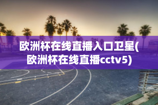 欧洲杯在线直播入口卫星(欧洲杯在线直播cctv5)