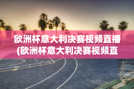 欧洲杯意大利决赛视频直播(欧洲杯意大利决赛视频直播在线观看)