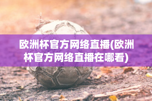 欧洲杯官方网络直播(欧洲杯官方网络直播在哪看)