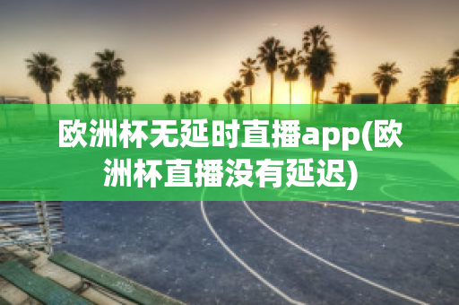 欧洲杯无延时直播app(欧洲杯直播没有延迟)