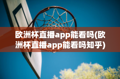 欧洲杯直播app能看吗(欧洲杯直播app能看吗知乎)