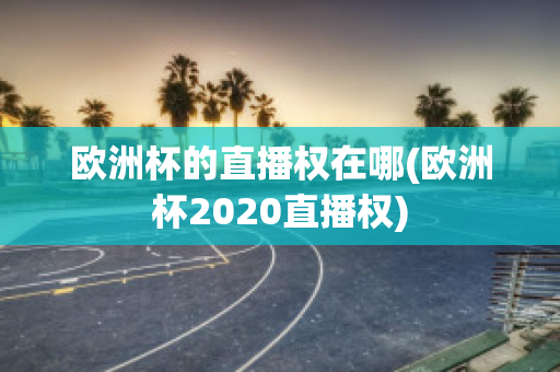 欧洲杯的直播权在哪(欧洲杯2020直播权)