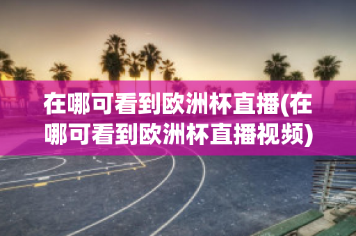 在哪可看到欧洲杯直播(在哪可看到欧洲杯直播视频)