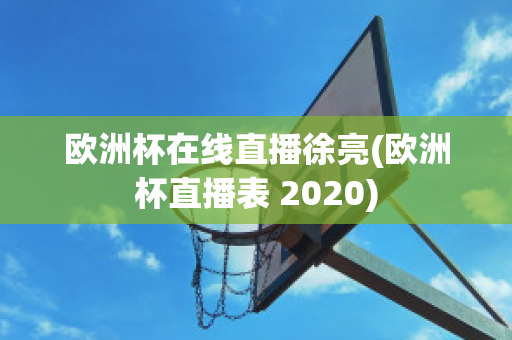 欧洲杯在线直播徐亮(欧洲杯直播表 2020)