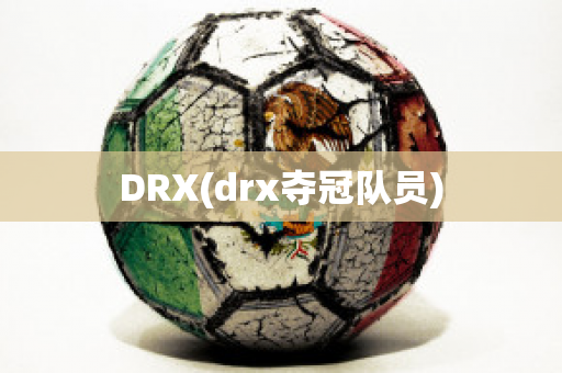 DRX(drx夺冠队员)