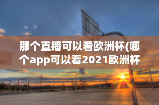 那个直播可以看欧洲杯(哪个app可以看2021欧洲杯直播)