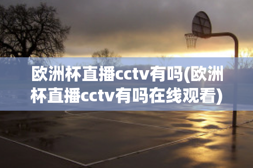 欧洲杯直播cctv有吗(欧洲杯直播cctv有吗在线观看)