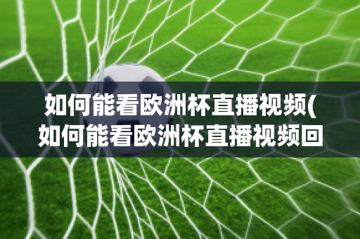 如何能看欧洲杯直播视频(如何能看欧洲杯直播视频回放)