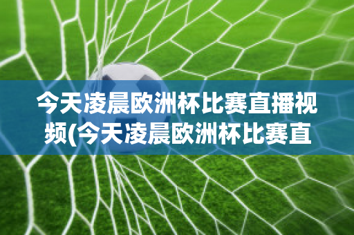 今天凌晨欧洲杯比赛直播视频(今天凌晨欧洲杯比赛直播视频在线观看)