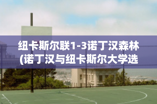 纽卡斯尔联1-3诺丁汉森林(诺丁汉与纽卡斯尔大学选哪个)