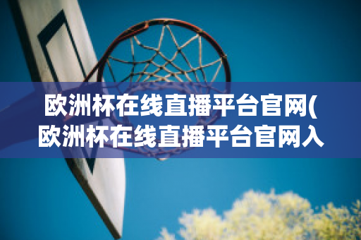 欧洲杯在线直播平台官网(欧洲杯在线直播平台官网入口)