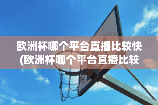 欧洲杯哪个平台直播比较快(欧洲杯哪个平台直播比较快些)