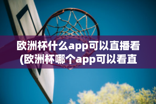 欧洲杯什么app可以直播看(欧洲杯哪个app可以看直播)