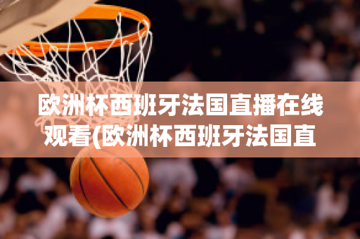 欧洲杯西班牙法国直播在线观看(欧洲杯西班牙法国直播在线观看高清)