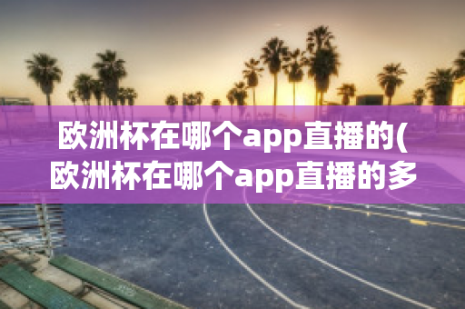 欧洲杯在哪个app直播的(欧洲杯在哪个app直播的多)