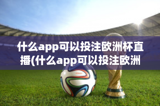 什么app可以投注欧洲杯直播(什么app可以投注欧洲杯直播软件)