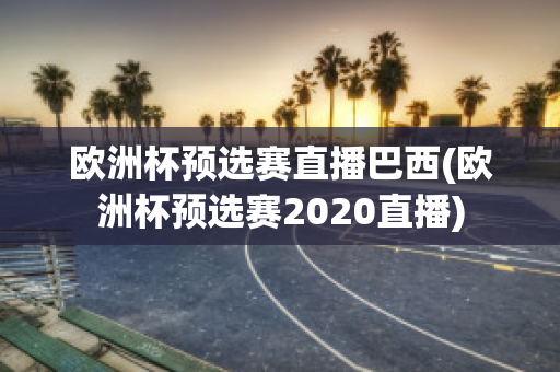 欧洲杯预选赛直播巴西(欧洲杯预选赛2020直播)