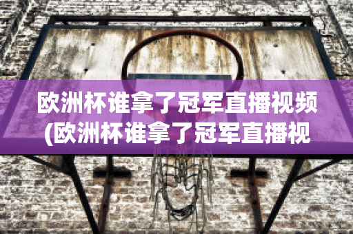 欧洲杯谁拿了冠军直播视频(欧洲杯谁拿了冠军直播视频在线观看)