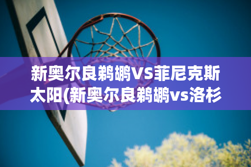 新奥尔良鹈鹕VS菲尼克斯太阳(新奥尔良鹈鹕vs洛杉矶湖人)