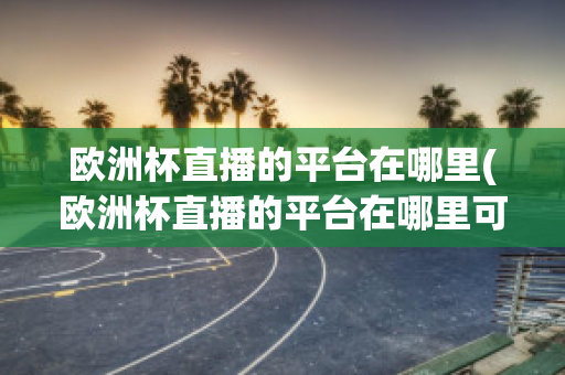 欧洲杯直播的平台在哪里(欧洲杯直播的平台在哪里可以看)