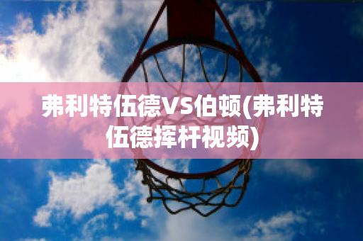 弗利特伍德VS伯顿(弗利特伍德挥杆视频)