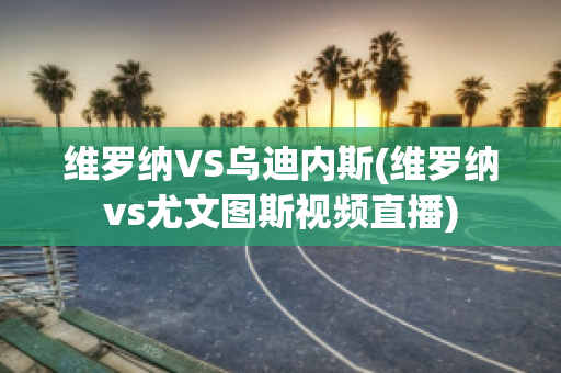 维罗纳VS乌迪内斯(维罗纳vs尤文图斯视频直播)