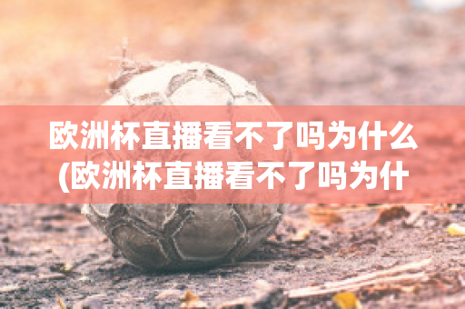 欧洲杯直播看不了吗为什么(欧洲杯直播看不了吗为什么不能看)