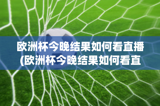 欧洲杯今晚结果如何看直播(欧洲杯今晚结果如何看直播回放)