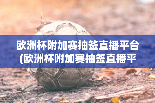 欧洲杯附加赛抽签直播平台(欧洲杯附加赛抽签直播平台是什么)