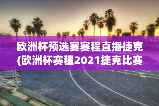 欧洲杯预选赛赛程直播捷克(欧洲杯赛程2021捷克比赛)