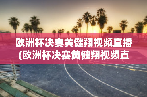 欧洲杯决赛黄健翔视频直播(欧洲杯决赛黄健翔视频直播在线观看)