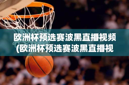 欧洲杯预选赛波黑直播视频(欧洲杯预选赛波黑直播视频在线观看)