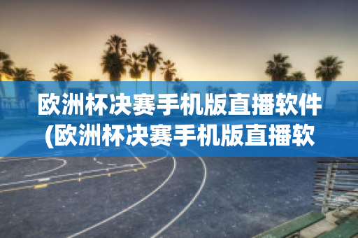 欧洲杯决赛手机版直播软件(欧洲杯决赛手机版直播软件有哪些)