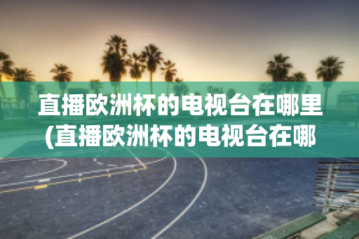 直播欧洲杯的电视台在哪里(直播欧洲杯的电视台在哪里可以看)