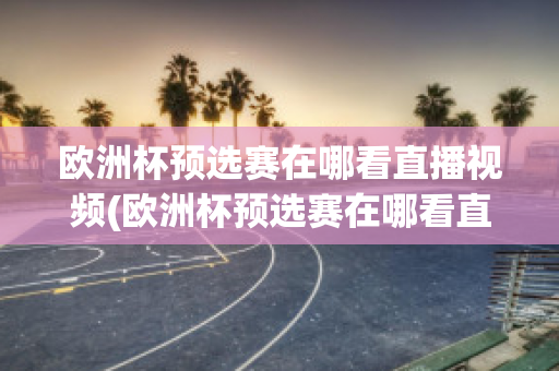 欧洲杯预选赛在哪看直播视频(欧洲杯预选赛在哪看直播视频啊)