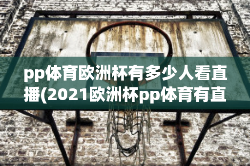 pp体育欧洲杯有多少人看直播(2021欧洲杯pp体育有直播吗)