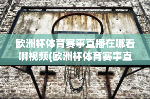 欧洲杯体育赛事直播在哪看啊视频(欧洲杯体育赛事直播在哪看啊视频回放)