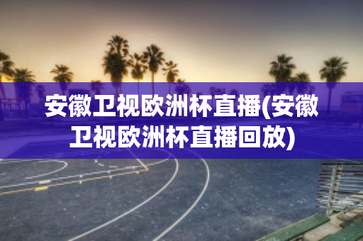 安徽卫视欧洲杯直播(安徽卫视欧洲杯直播回放)